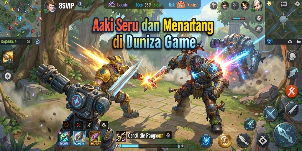 Tangkapan layar utama dari gameplay seru 8SVIP menampilkan aksi mendebarkan.