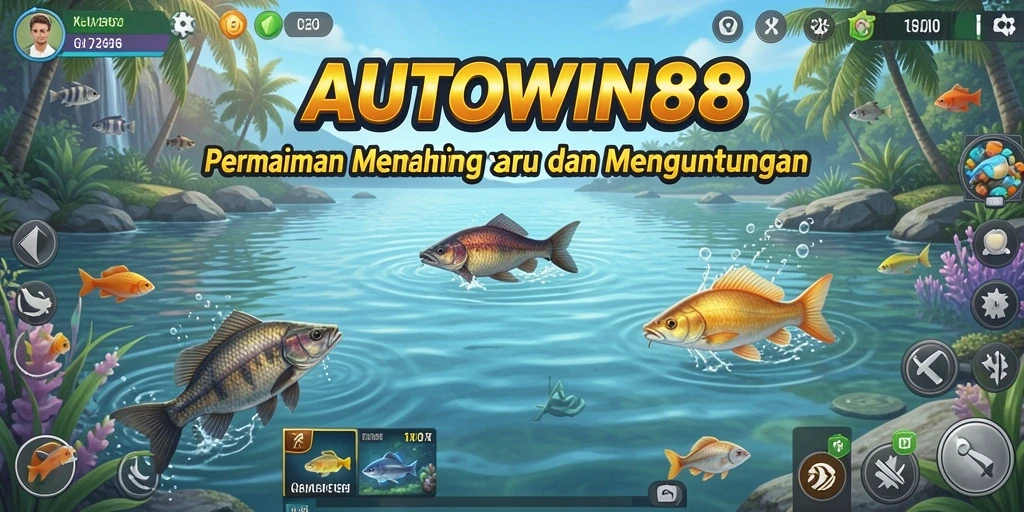 Gameplay AUTOWIN88 yang menarik dengan aksi memancing yang seru.