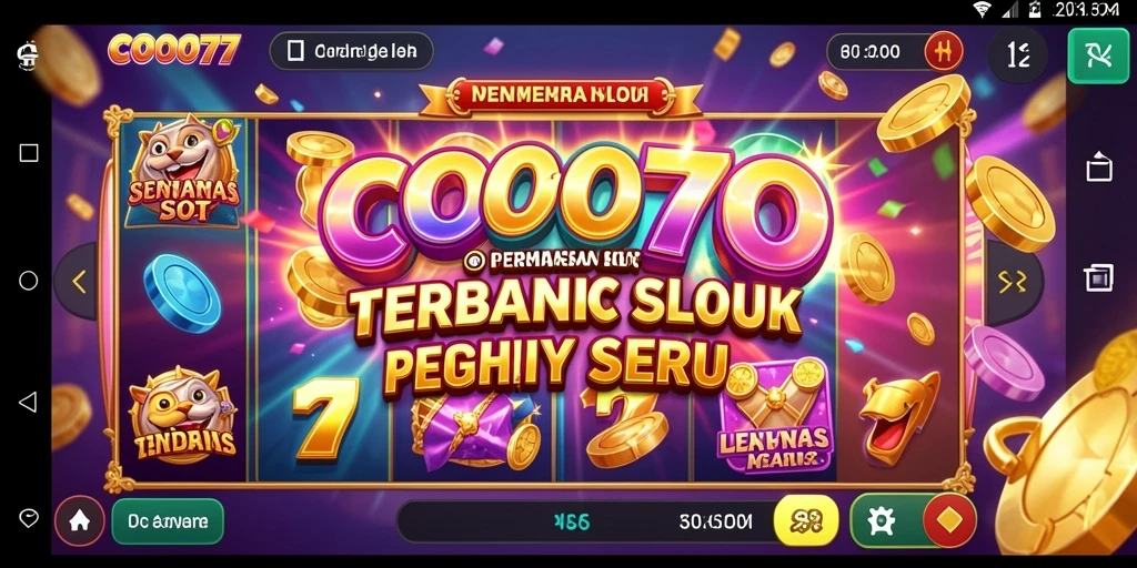 Gambaran menarik dari gameplay slot di COO77.