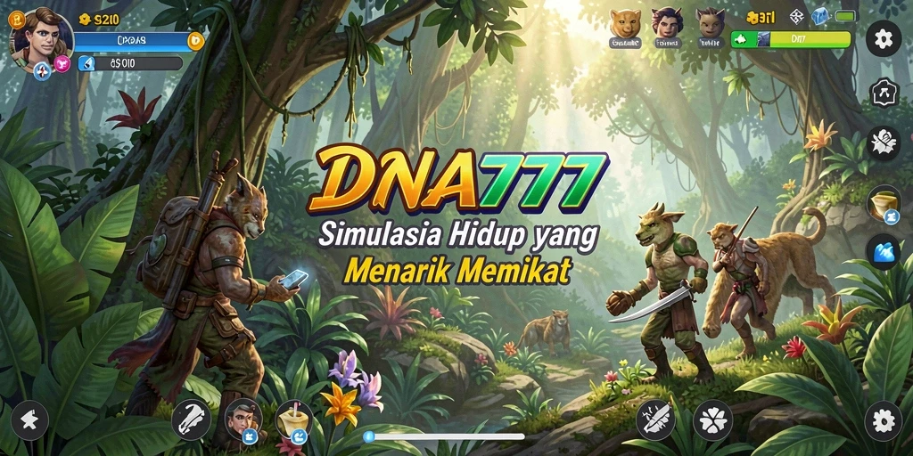 Gameplay menarik dari DNA777 dalam simulasi kehidupan.