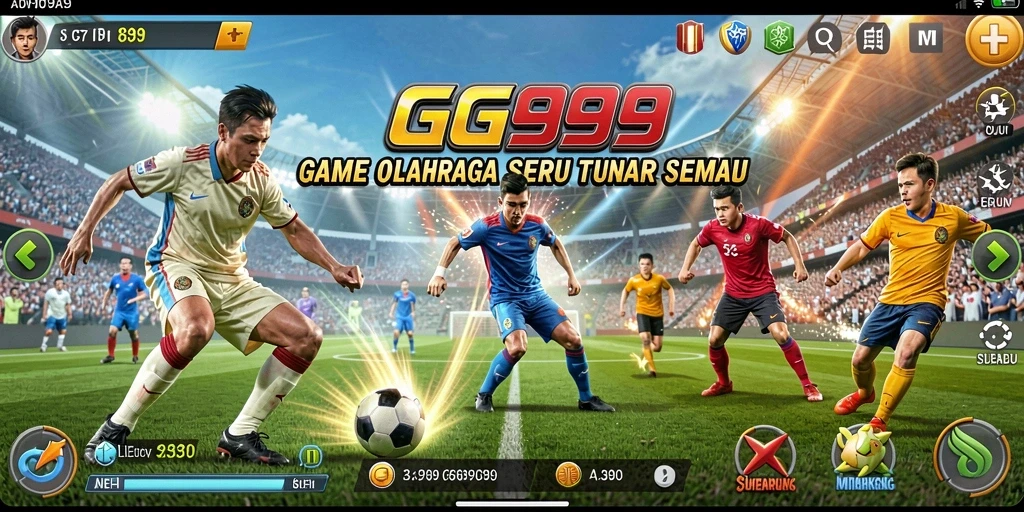 Tampilan menarik dari gameplay GG999 yang seru dan kompetitif.