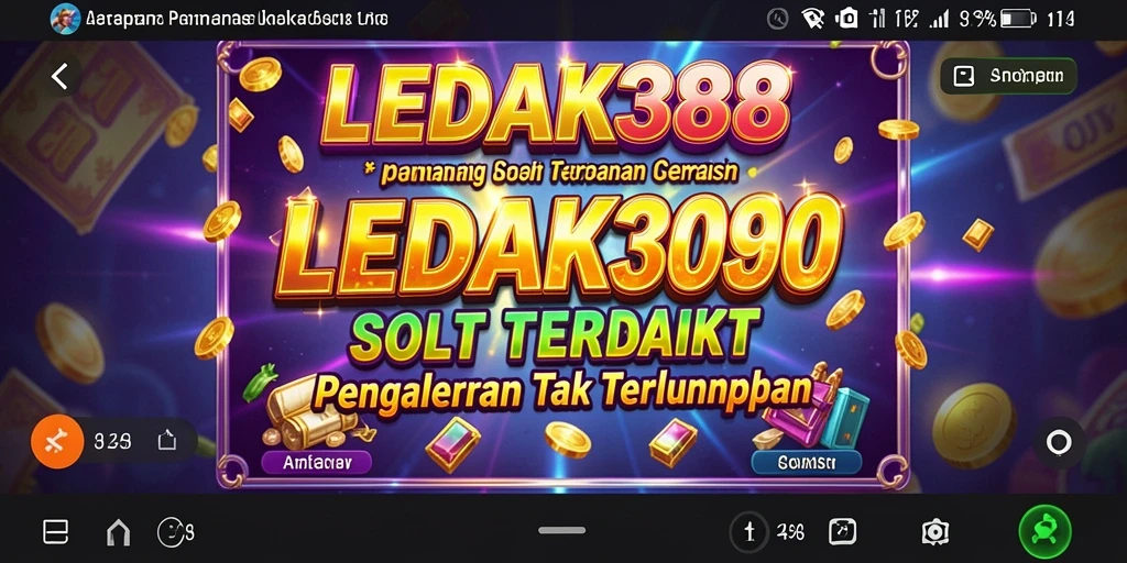 Tampilan gameplay LEDAK388 dengan fitur slot yang menarik.