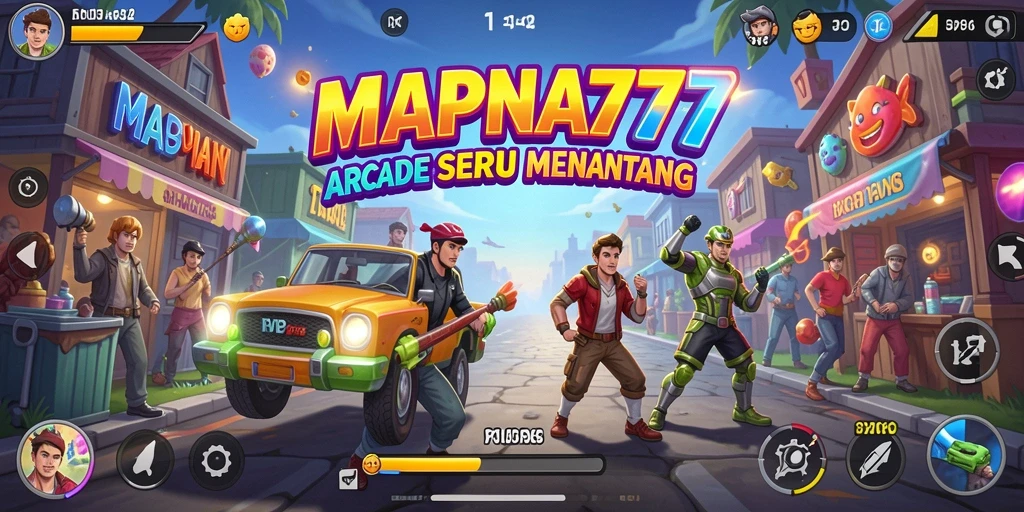 Tangkapan layar gameplay MAPNA777 menampilkan aksi seru dalam permainan Arcade.